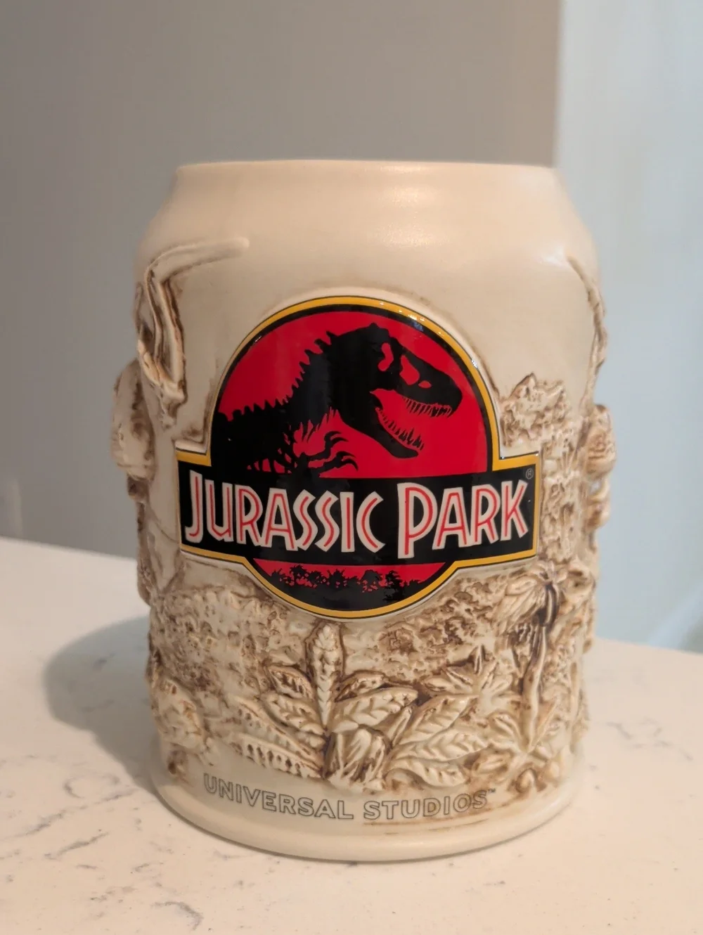 3D Jurassic Park Ceramic Mug
